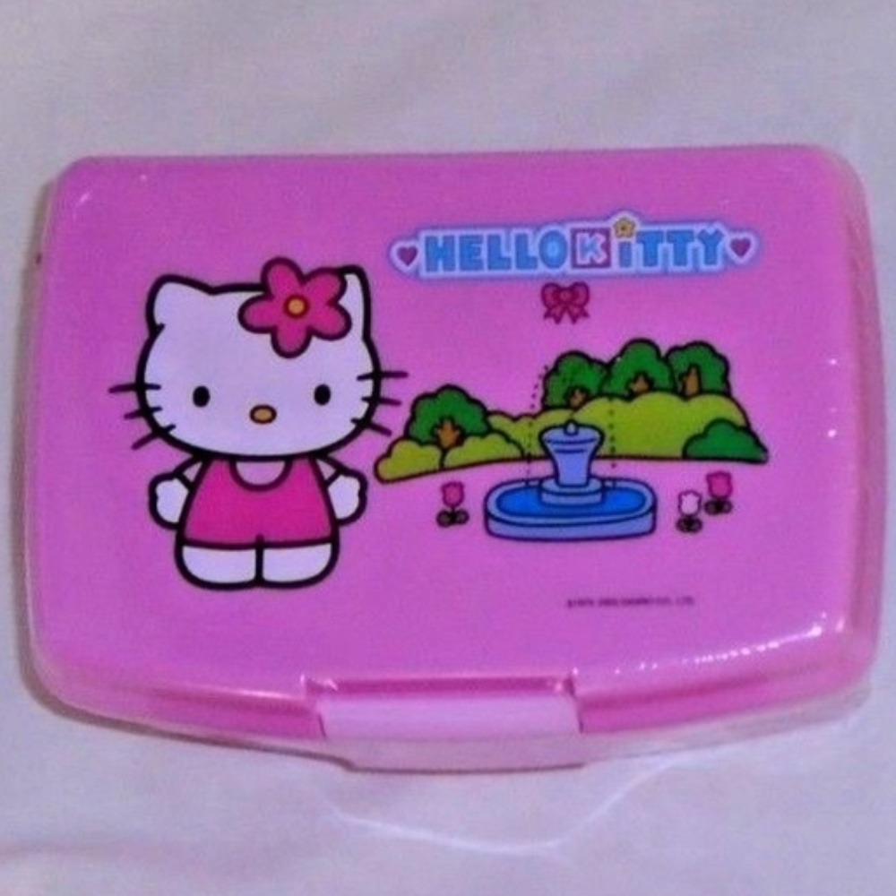 Vintage Rare Beautiful 1 Pink Plastic lunch Sandwich Box